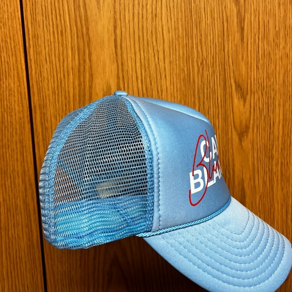 Carte Blanche Accessories Limited Powder Blue Blank Check Snapback